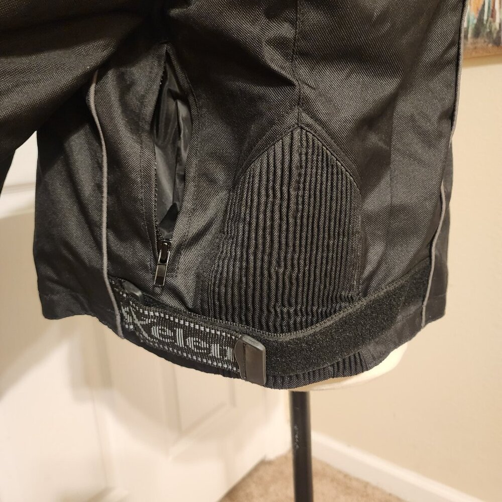 X Element Nylon Black Motorcycle Jacket Size Xl Z… - image 7